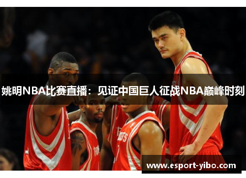 姚明NBA比赛直播：见证中国巨人征战NBA巅峰时刻