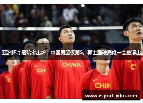 亚洲杯夺冠赔率出炉！中国男篮仅第5，郭士强破局唯一变数浮出